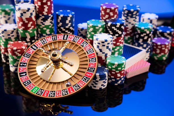 Live casino table with multiple camera angles